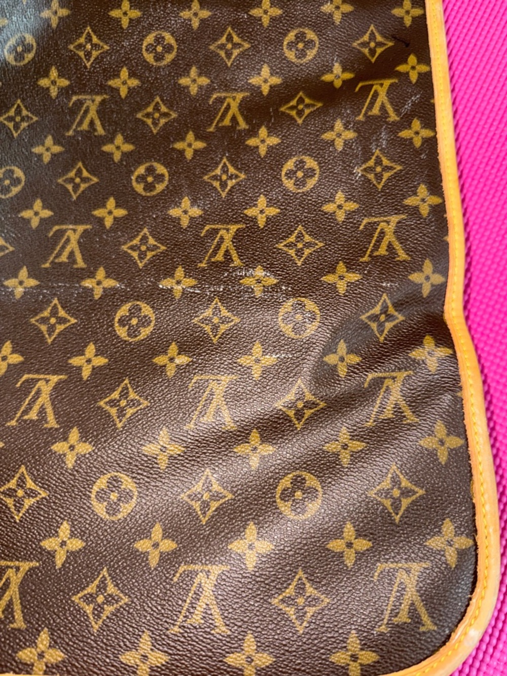 Louis Vuitton Brown Monogram Canvas Garment Bag with Tan Trim - Picture 7 of 15